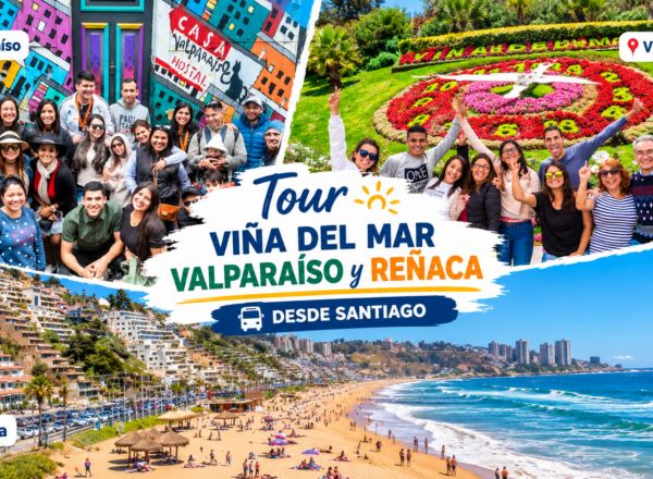 Tour Viña del Mar, Valparaíso y Reñaca desde Santiago con EsyTour Chile